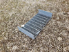 34.5 in x 18 in. Hot-Dip Galvanized Catwalk Grate w/ 6 in. Kick Plates