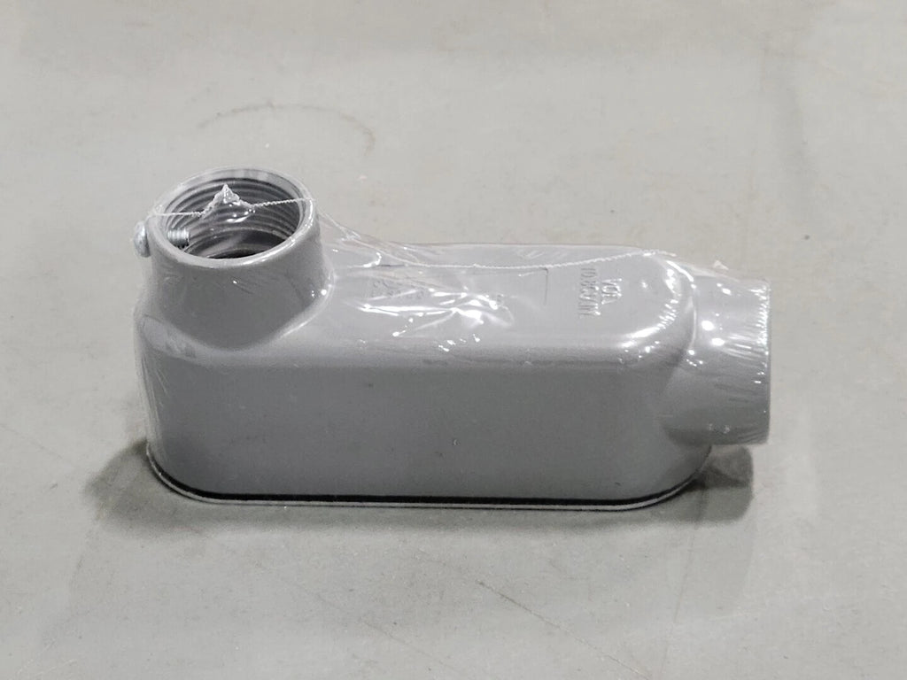 1" Aluminum Conduit Body LB-100-CG w/ Gasket & Cover (Box of 20)