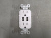 LEGRAND 15 Amp 125 Volts Resistant Decorator Duplex Outlet w/ USB Charger TR5262USB-W 