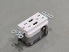LEGRAND 15 Amp 125 Volts Resistant Decorator Duplex Outlet w/ USB Charger TR5262USB-W 