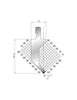 EUROSTAMP Part No. 1020 @ 805mm 88 Degree Gooseneck Punch (Segmented)