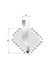 EUROSTAMP Part No. 1022 @ 805mm 88 Degree Double Gooseneck Punch (Segmented)
