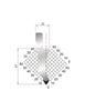 EUROSTAMP Part No. 1027 @ 415mm 60 Degree Straight Punch