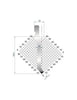 EUROSTAMP Part No. 1029 @ 805mm 88 Degree Sash Punch (Segmented)