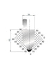 EUROSTAMP Part No. 1032 @ 415mm 60 Degree Thick Material Punch