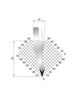 EUROSTAMP Part No. 1035 @ 835mm 35 Degree Straight Punch