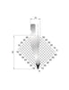 EUROSTAMP Part No. 1047 @ 835mm 35 Degree Straight Punch