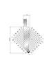 EUROSTAMP Part No. 1063 @ 805mm 88 Degree Straight Punch (Segmented)