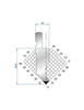 EUROSTAMP Part No. 1065 @ 805mm 88 Degree Straight Punch (Segmented)