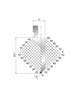 EUROSTAMP Part No. 1290 @ 835mm 88 Degree Reversed Punch