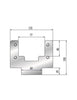 EUROSTAMP Part No. 2038 @ 835mm 70x50mm Polyurethane Insert Holder