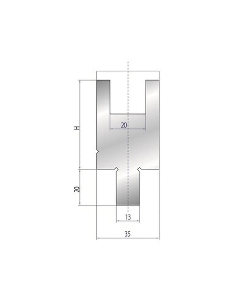 EUROSTAMP Part No. 2116 @ 835mm 24x35mm Nylon Insert Holder