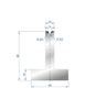 EUROSTAMP Part No. 3019 @ 805mm 60 Degree T Shape Die (Segmented)