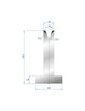 EUROSTAMP Part No. 3070 @ 805mm 45 Degree T Shape Die (Segmented)