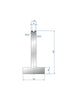 EUROSTAMP Part No. 3094 @ 415mm 85 Degree T Shape Die