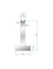 EUROSTAMP Part No. 3095 @ 415mm 85 Degree T Shape Die