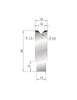 EUROSTAMP Part No. 3161 @ 805mm 88 Degree Die Insert (Segmented)