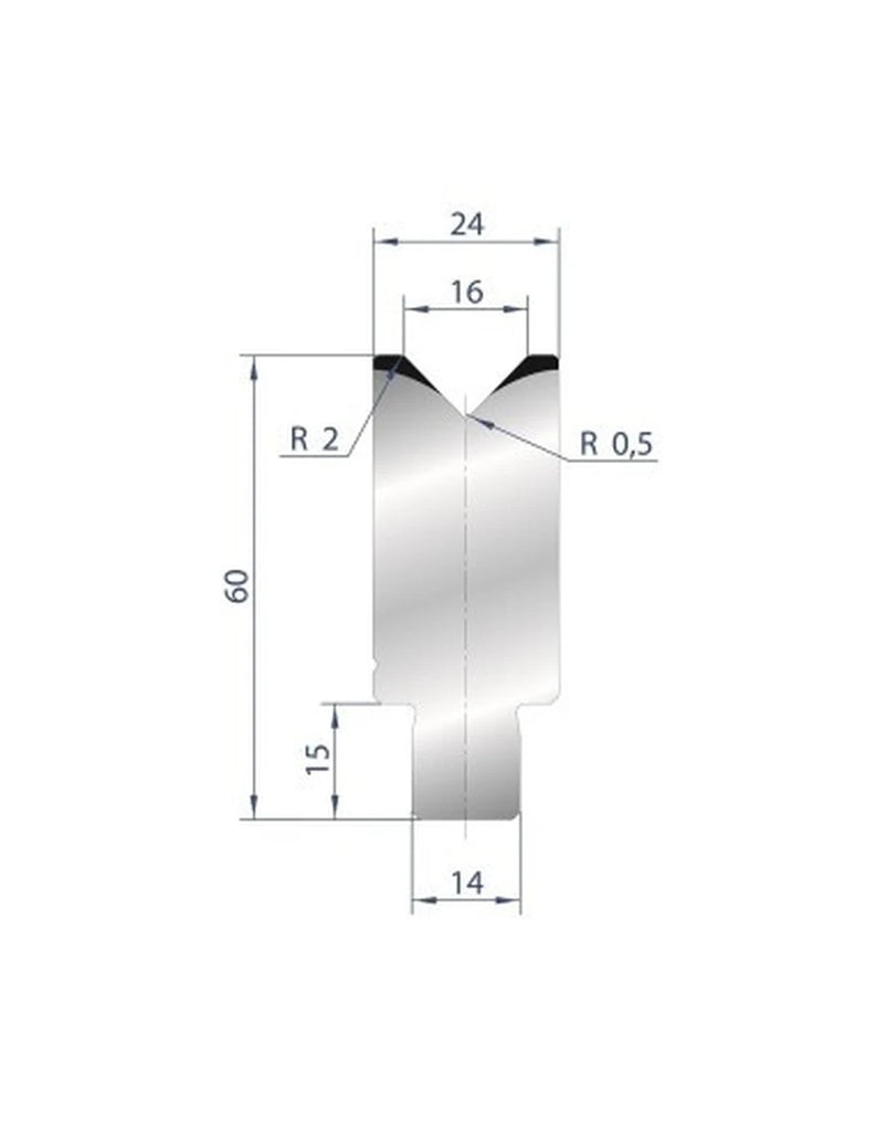 EUROSTAMP Part No. 3163 @ 805mm 88 Degree Die Insert (Segmented)
