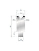EUROSTAMP Part No. 3163 @ 805mm 88 Degree Die Insert (Segmented)