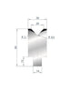EUROSTAMP Part No. 3164 @ 805mm 88 Degree Die Insert (Segmented)
