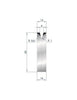 EUROSTAMP Part No. 3166 @ 835mm 30 Degree Die Insert