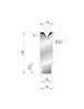 EUROSTAMP Part No. 3195 @ 835mm 60 Degree Die Insert