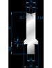 EUROSTAMP Part No. 3250 @ 550mm 86 Degree Single V Die (Segmented)
