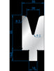 EUROSTAMP Part No. 3265 @ 100mm 30 Degree Single V Die