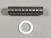 DE JONG Stainless Steel Perforated Filter Cylinder, 3-1/2" L x 3/4" ID