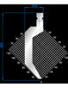 EUROSTAMP Part No. 1323 @ 515mm 86 Degree Gooseneck Punch