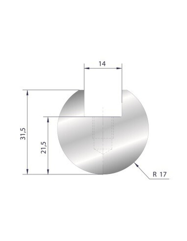 EUROSTAMP Part No. 1111 @ 835mm Round Element Holder