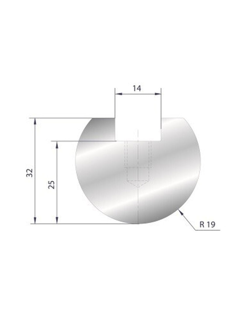 EUROSTAMP Part No. 1112 @ 415mm Round Element Holder
