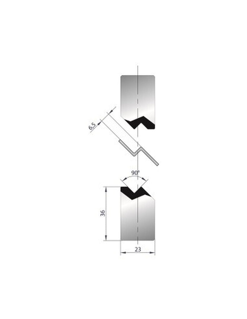 EUROSTAMP Part No. 1141 @ 415mm 90 Degree Joggle Inserts Holder