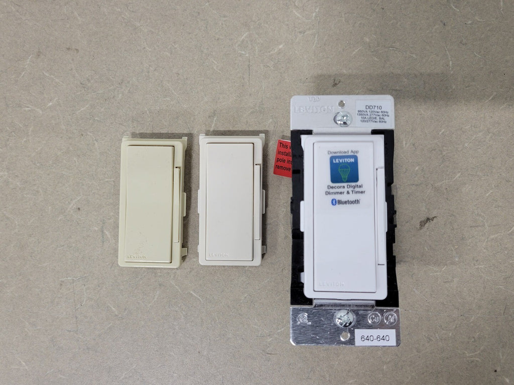 LEVITON 120/277 V Digital Dimmer Timer w/Bluetooth DD710-BDZ