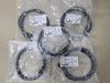 TELEMECANIQUE XZCP1241L2 Pre-wired Connectors, Elbowed Female, M12, 4 pins, Cable (Lot of 4) 