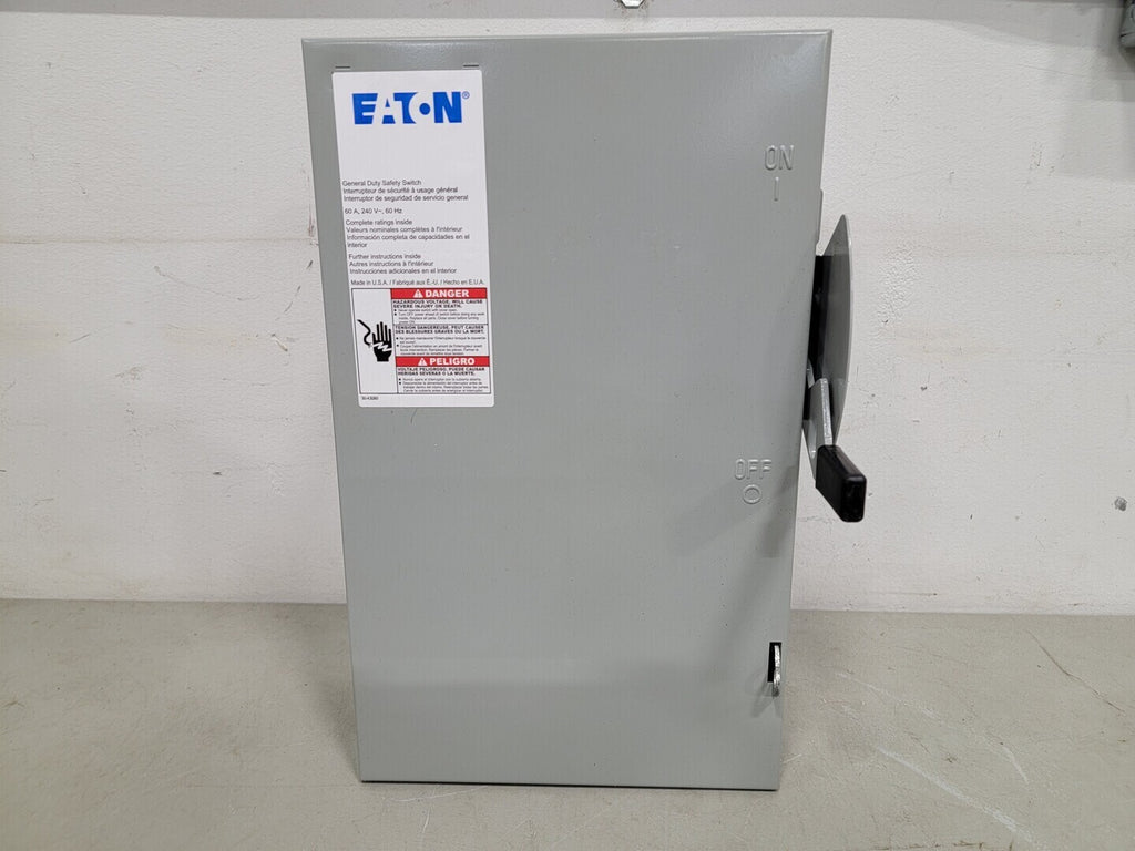EATON 60Amp 240V 3P Non-Fusible Safety Switch CDG322UGB