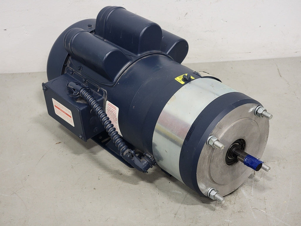 LEESON 2 hp, 280 volt, 1725 rpm, 56HCZ, Electric Motor with Disc Brakes