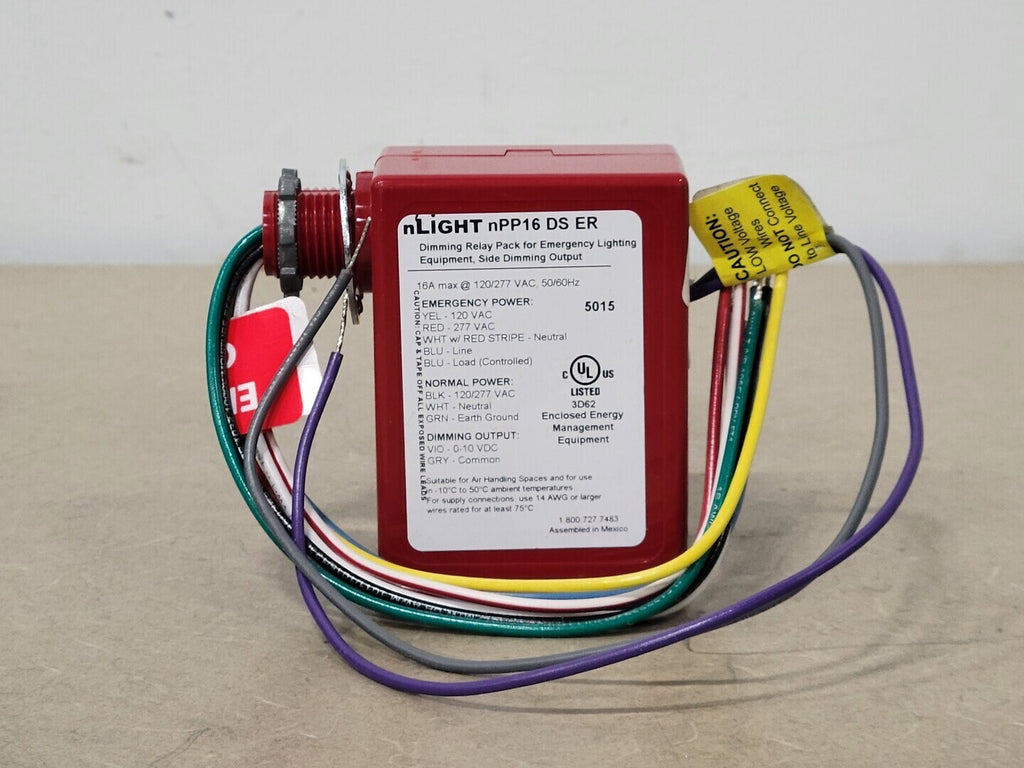 NLIGHT 16 Amp Emergency Dimming Relay Pack nPP16 DS ER