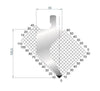 EUROSTAMP Part No. 1018 @ 805mm 88 Degree Gooseneck Punch (Segmented)