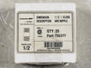 COLUMBIA 1/2" Rigid Metal Conduit Nipple 735377 (Box of 25 pcs)