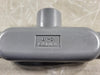 KILLARK 3/4" Aluminum Conduit Body OT-2CG w/ Cover