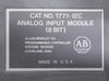 Analog Input Module 1771-IEC w/ Field Wiring Arm 1771-WB