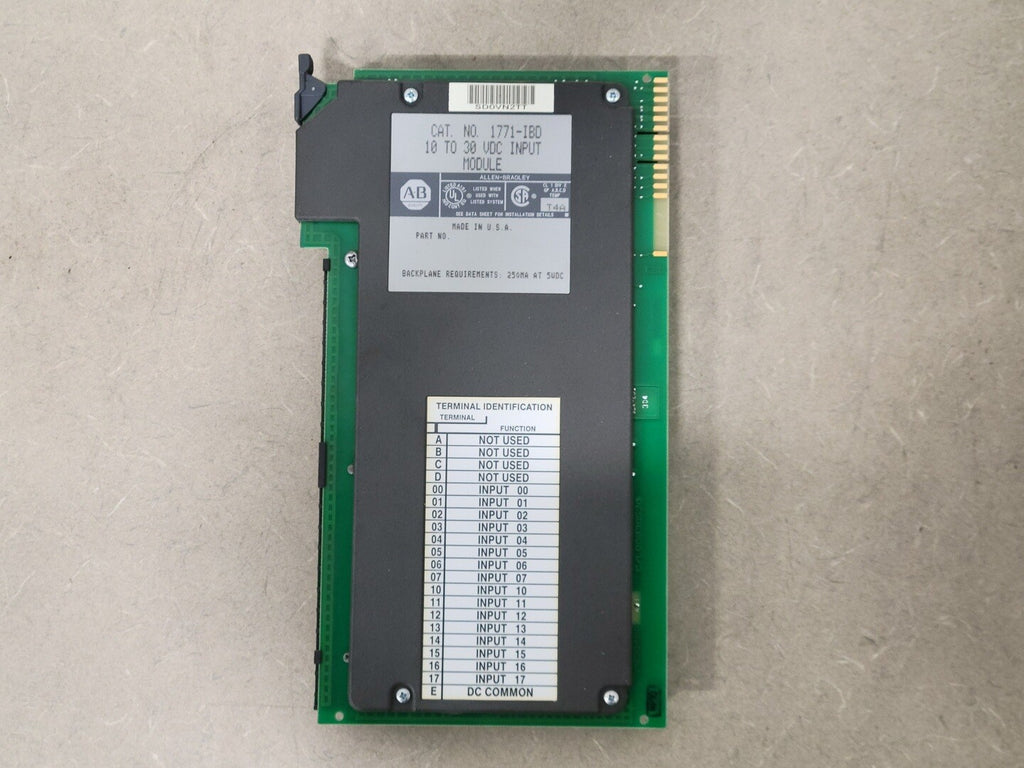 ALLEN-BRADLEY Digital Input Module 1771-IBD