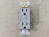 LEGRAND 15A 125VAC Plug Tail GFCI Receptacle Self Test PT1597GRY
