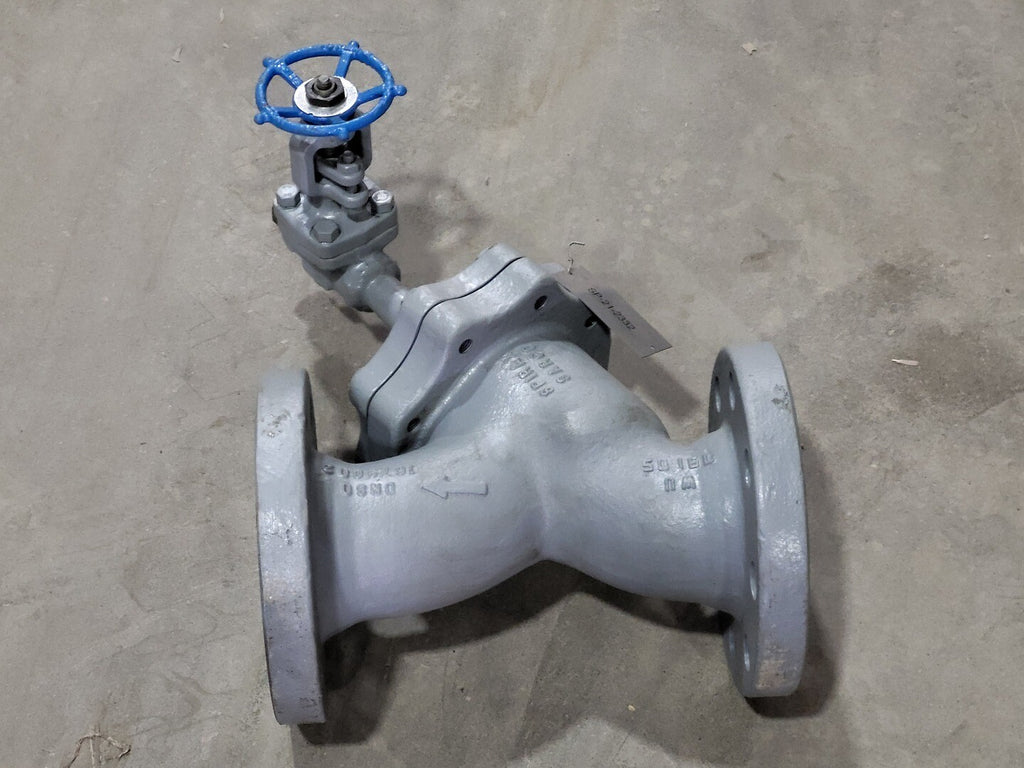 SPIRAX SARCO 3" Fig 34 Y-Type Strainer w/ 3/4" Class 800 Gate Valve C-2054B-02TY