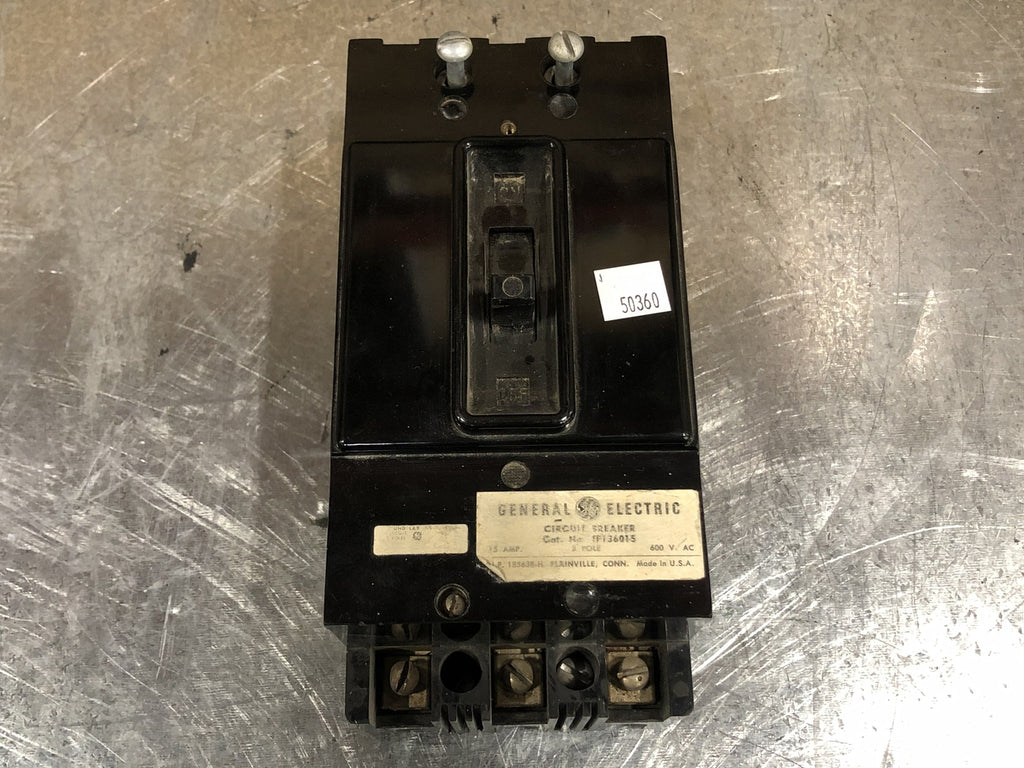 GENERAL ELECTRIC 15 Amp, 3 Pole, 600 volts Circuit Breaker TF136015