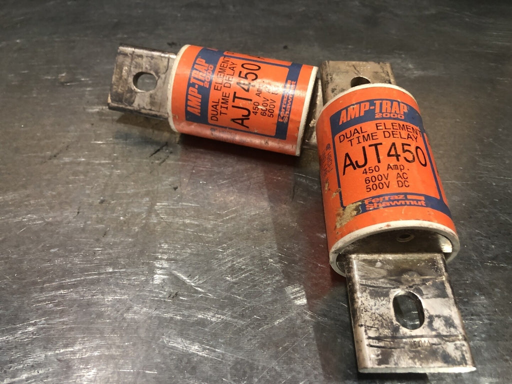 FERRAZ SHAWMUT 450 Amp Class J Time Delay Fuse AJT450