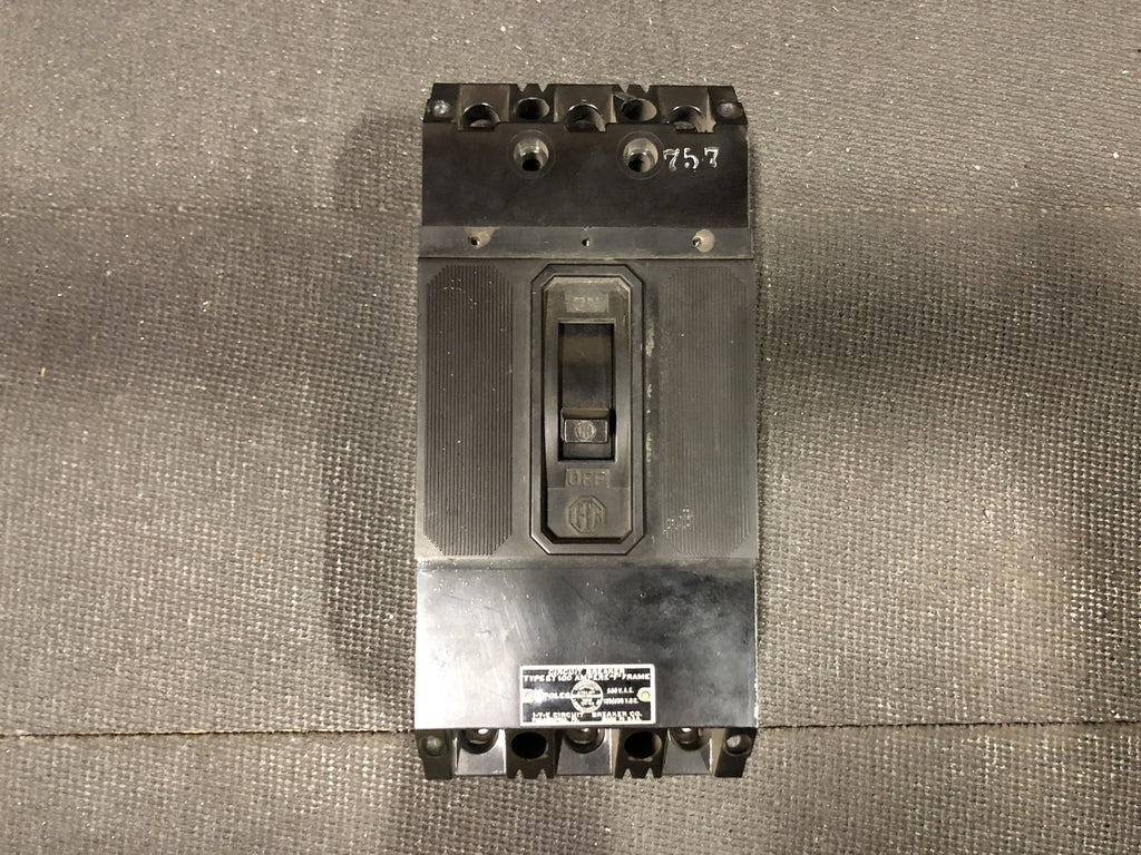 ITE 100 Amp 3 Pole 600 volts Circuit Breaker ET4037