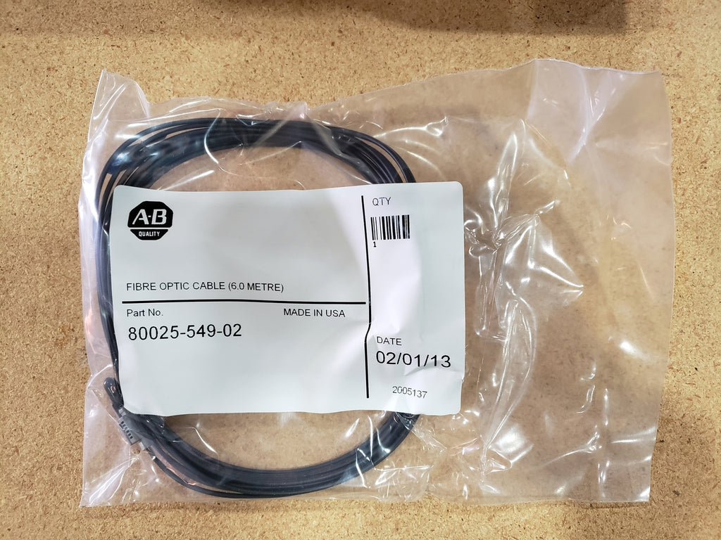 ALLEN-BRADLEY 19.7 ft. Duplex Optical Fiber Cable 80025-549-02-R