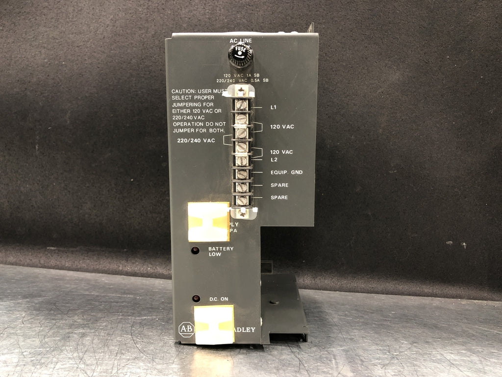 ALLEN-BRADLEY Power Supply Bulletin 1771-PA
